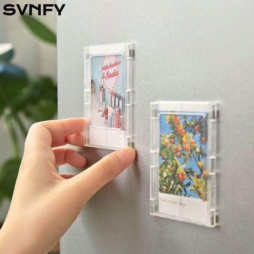 SVNFY 3-Inch Photo Frame, ABS Multicolour Instax Photo Frame, Creative ...