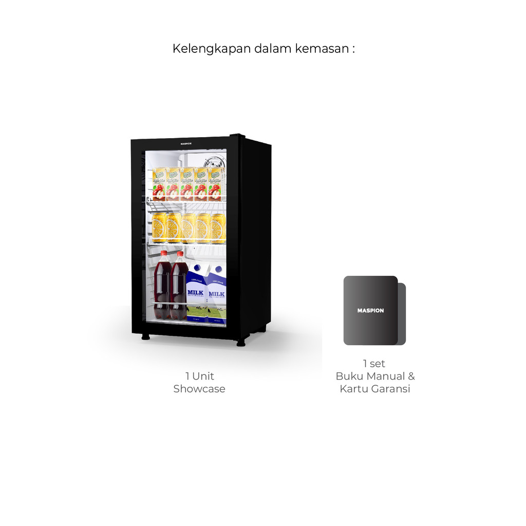 Maspion Lemari Pendingin Showcase 126 Liter MSC - 120 - Gambar 4