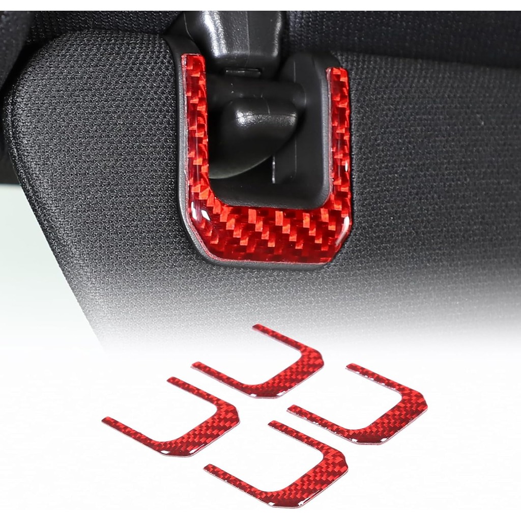 CHEAYAR Soft 3D Real Carbon Fiber Car Cosmetic Mirror Panel Sticker ...