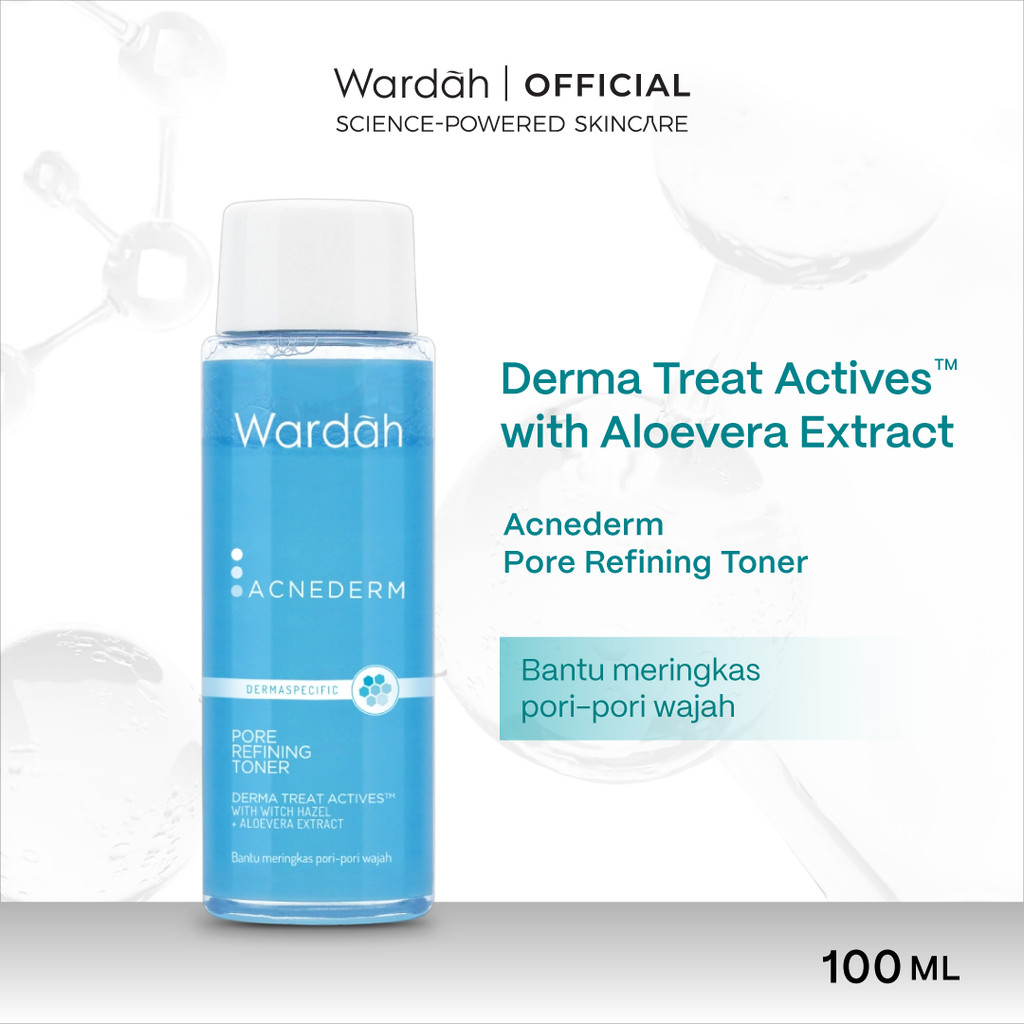 [Wardah Member Exclusive] Wardah Toner All Series - Acnederm, Lightening, Illuminating, Glow Milky, Exfoliating, Firm Lift - Toner Badan - Skincare - Gambar 2