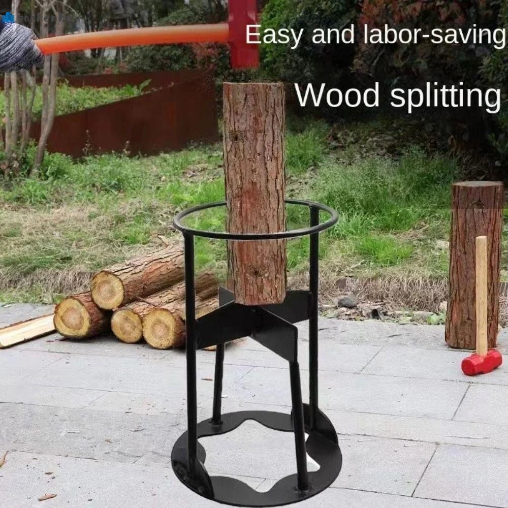 SUCHENHD Wood Splitting Wedge, Cast Iron Manual Firewood Kindling ...