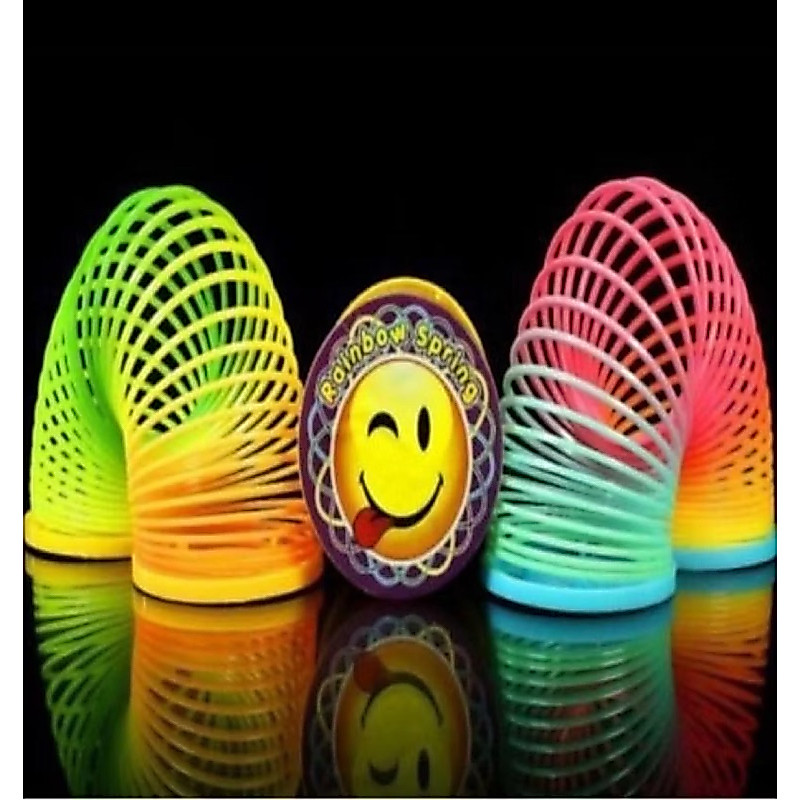 Magic Rainbow Led Mainan Spring Karakter Mainan Edukasi - Gambar 4