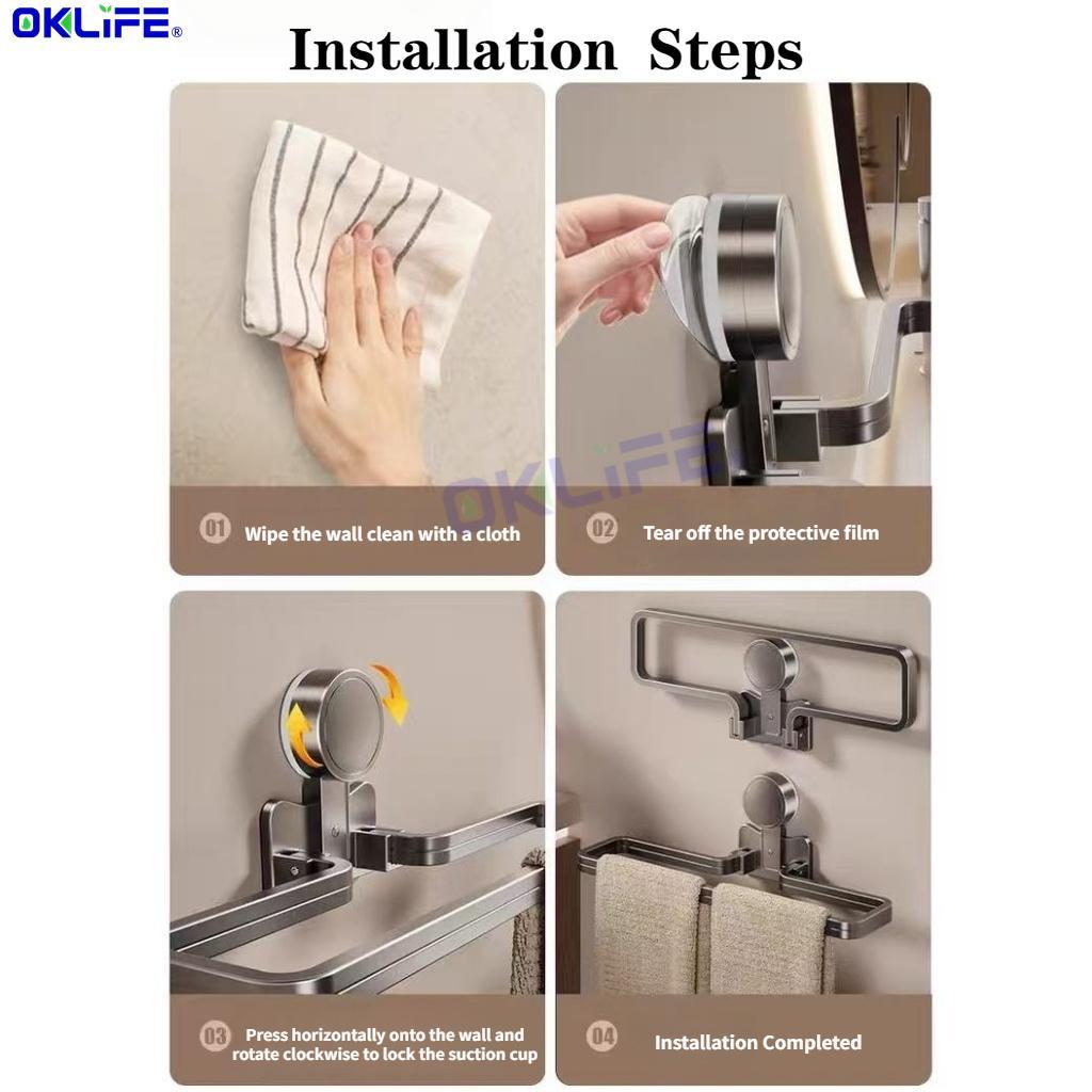 Space Saving Foldable Suction Drying Rack Punch Free Multi Clip Wall Hanger For Socks Underwear Baby Clothes view 7