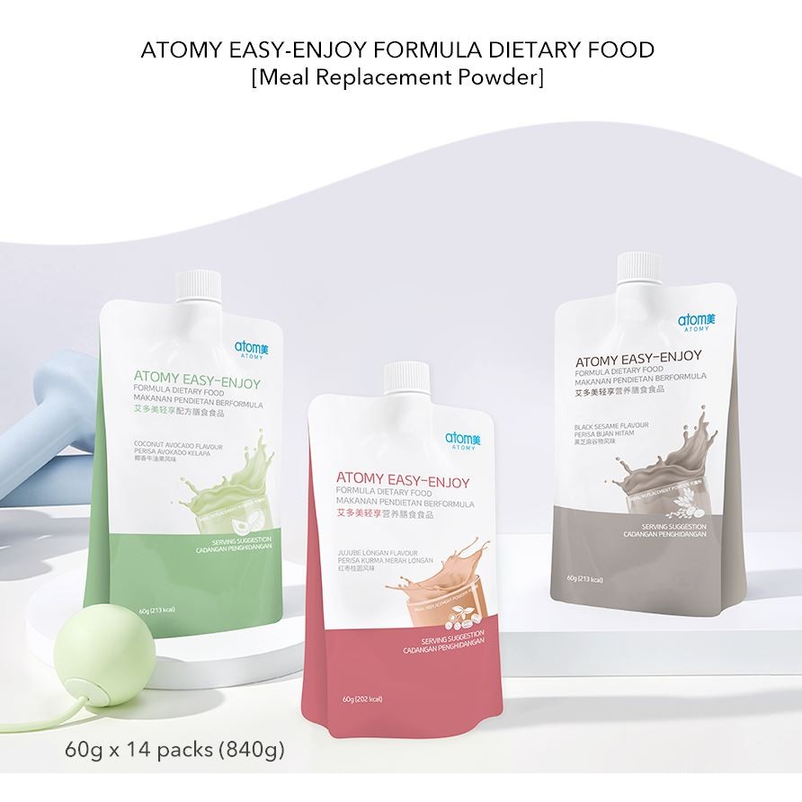 Atomy Easy-Enjoy Formula Dietary Food ( 60g x 14packs ) Meal ...