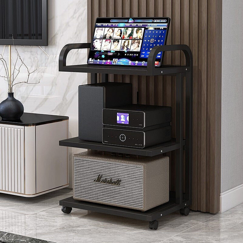 Amplifier Cabinet Audio Storage Rack Floor-standing Karaoke Machine ...