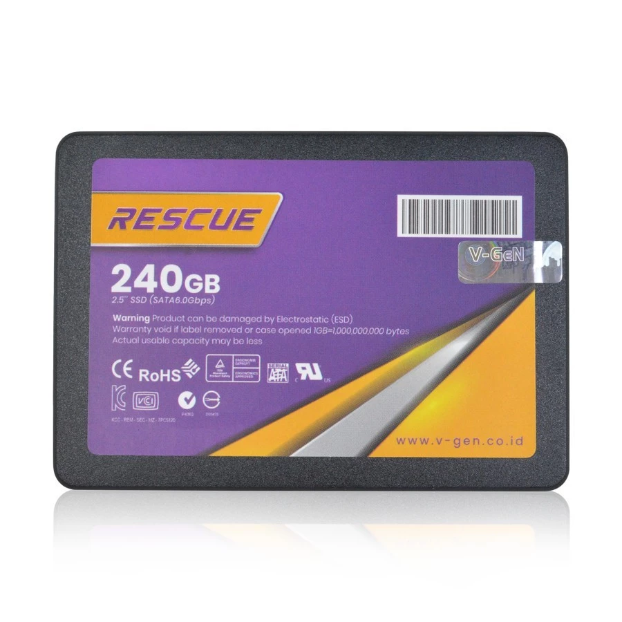 V-GEN RESCUE Ssd Sata III 128Gb / 256Gb / 512GB Solid State Drive 2.5" - Gambar 3