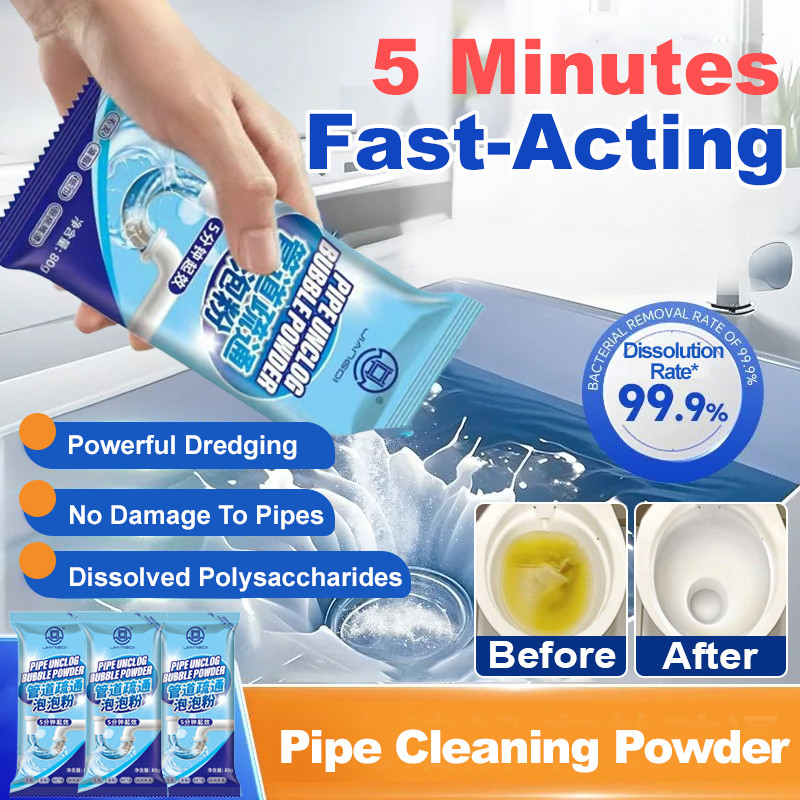 Unclogging pipeline Pipe Unclogging Bubble Powder Pipe Unclogging Paste ...