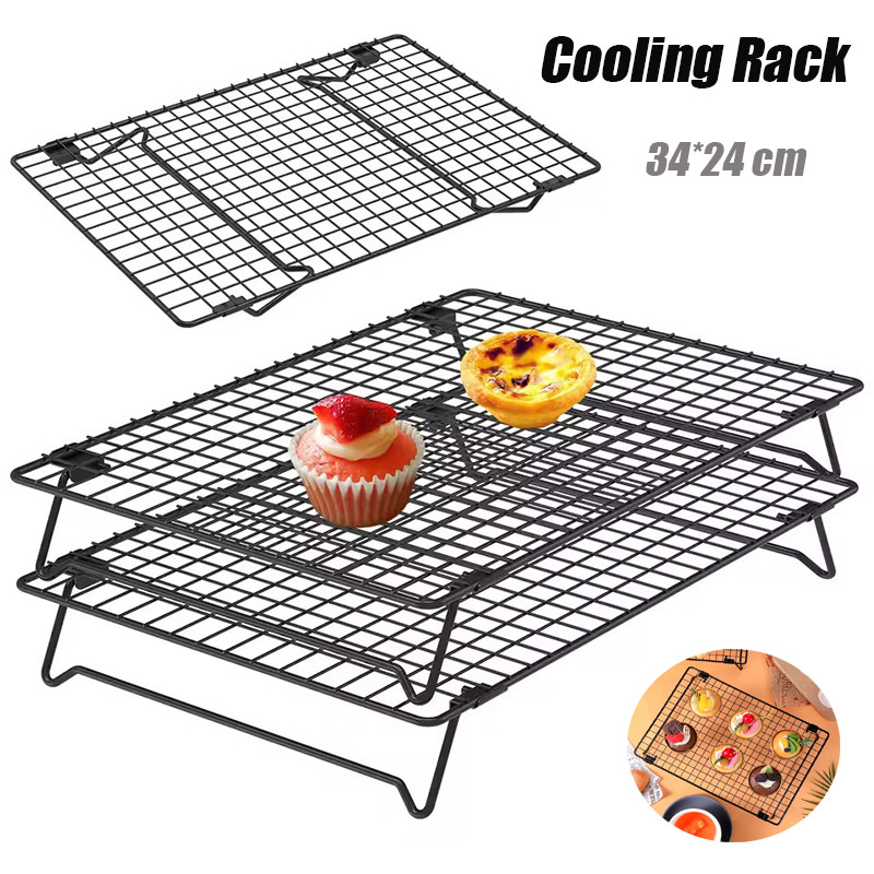 Cooling Rack with Collapsible Legs Carbon Steel Cooling Stand Nonstick ...