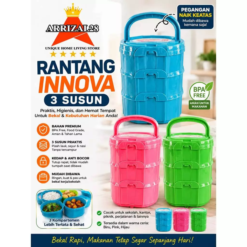 AFL (BUBBLEWRAP) RANTANG INNOVA 3 SUSUN