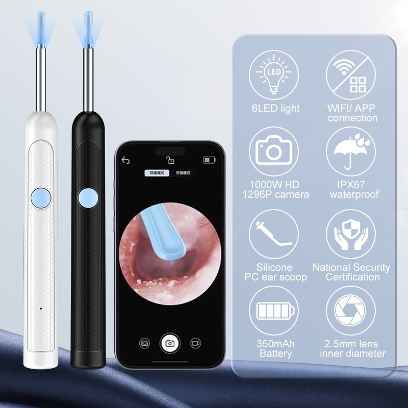 SG Earpick Smart Visual Ear Picker 15-in-1 With Camera For Baby Adult ...