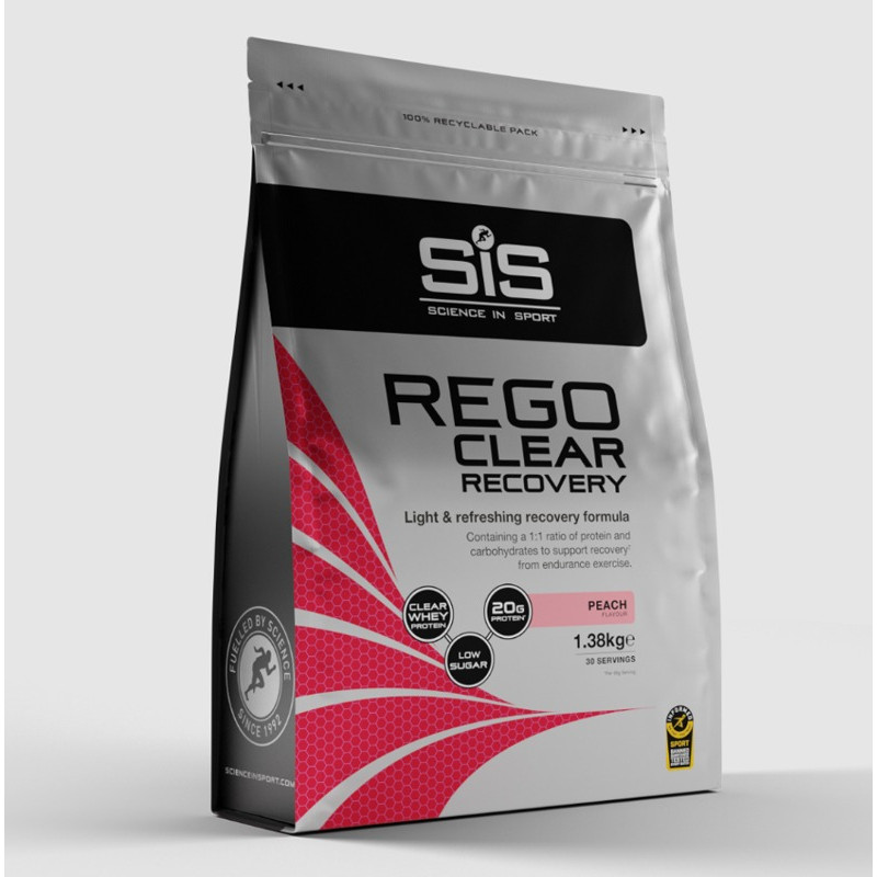 Science In Sport Rego Clear Isolate – Polvere Recupero 460g, Gusto Pesca, Con Carboidrati, Proteine Whey E Vitamine - 2