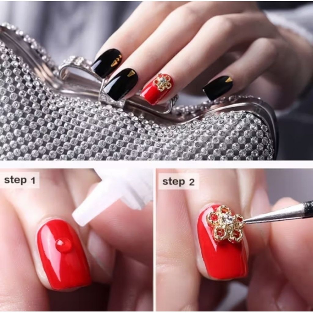 1PCS Lem Kuku Palsu Cair Mini Art Perawatan Kecantikan Aksesoris Make Up Nail Glue Pedicure A125 - Gambar 4