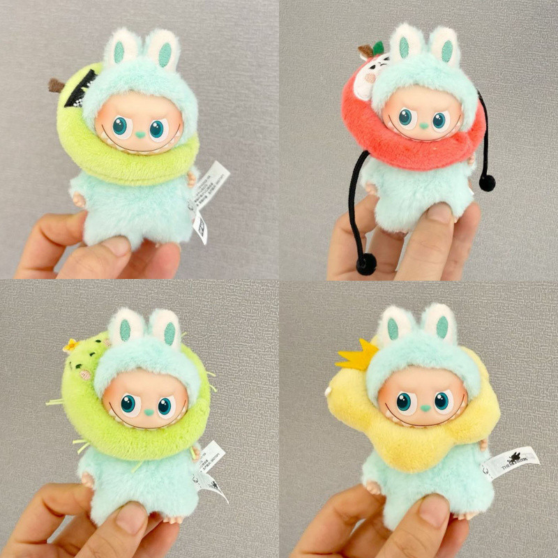 4.0Mini LABUBU Heart Code Series Plush Head Cover Cute10cm Labubu Doll ...