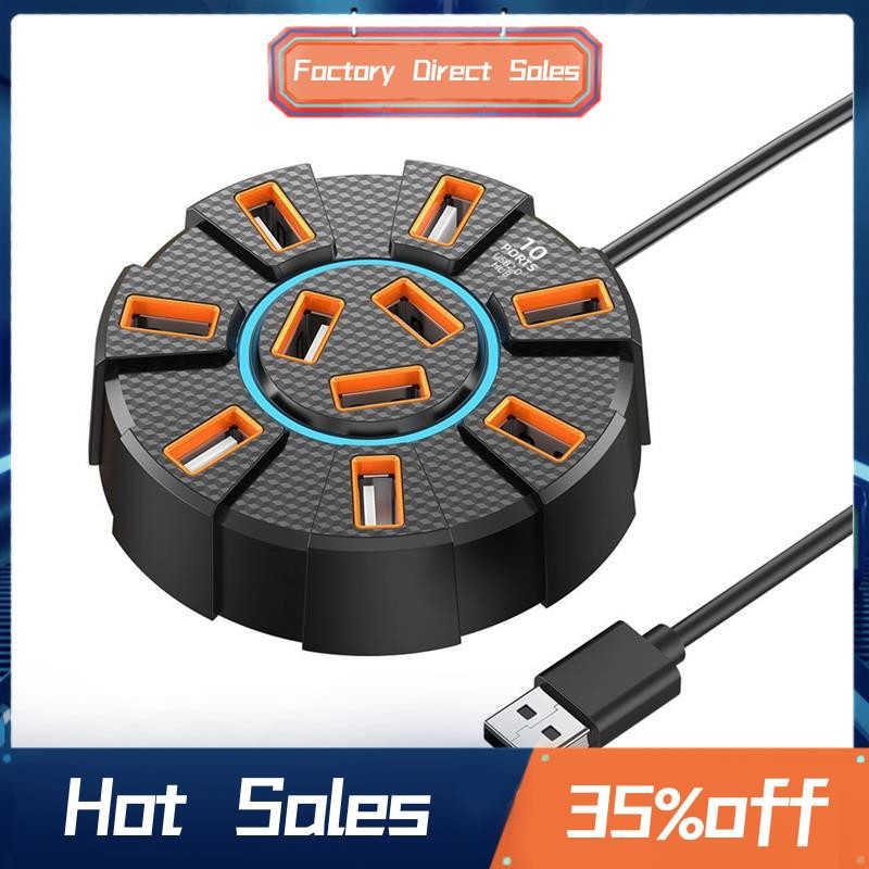 USB 2.0 Hub Multi Splitter Adapter 5Gbps High Speed USB Splitter Power ...