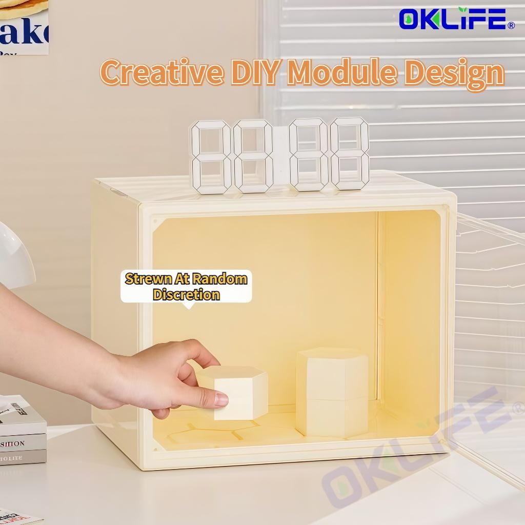 Transparent Acrylic Figure and Blind Box Display Cabinet view 8