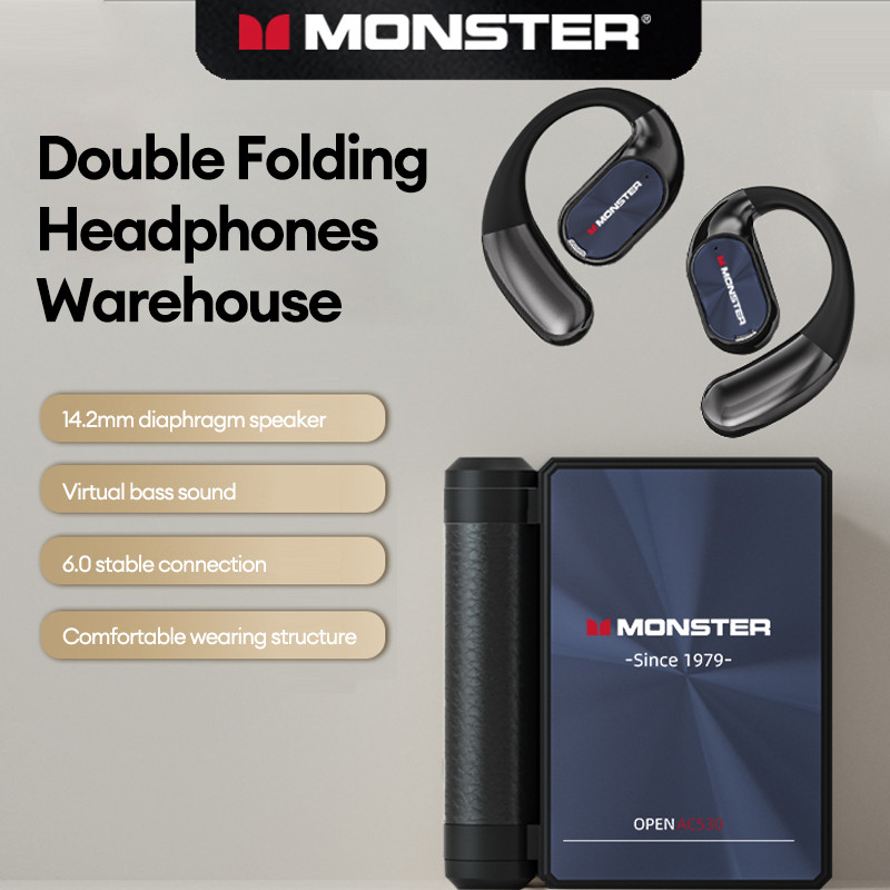 Monster AC530 Wireless Earphones Bluetooth HIFI Sound Quality 6.0