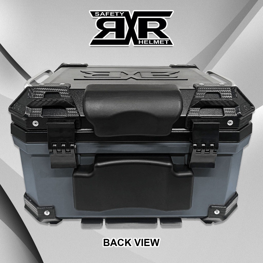 38L RXR HARD PLASTIK TOP BOX Motorcycle Compartment Box Helmet ...