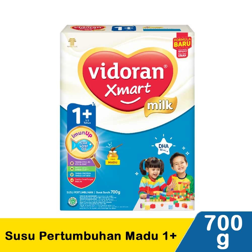 VIDORAN XMART1+ SUSU PERTUMBUHAN MADU 700g