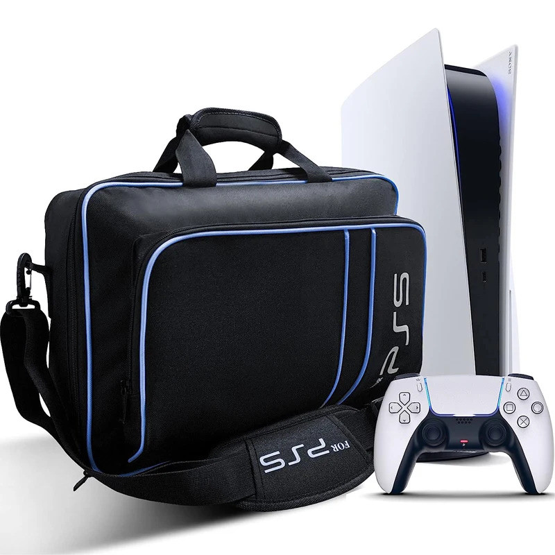 PS5 Carrying Case PS5 Disc Digital Edition Game Console Protective Bag ...