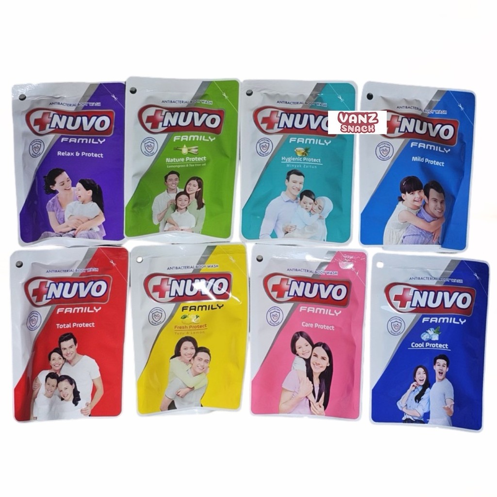 Nuvo Sabun Cair Antibacterial 60ml
