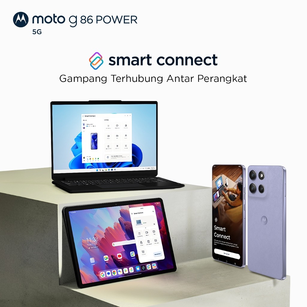 Motorola G86 Power 5G 8GB/256GB - Dimensity7400 - 6720mAh - 6.67" pOLED 1.5K 120Hz - MIL810H IP68/69 GG7i - 50MP LYT600 MotoAI - All 4K30fps - 32MPSelfie - Dolby Stereo - BonusCharger33W - Garansi Resmi - Gambar 4