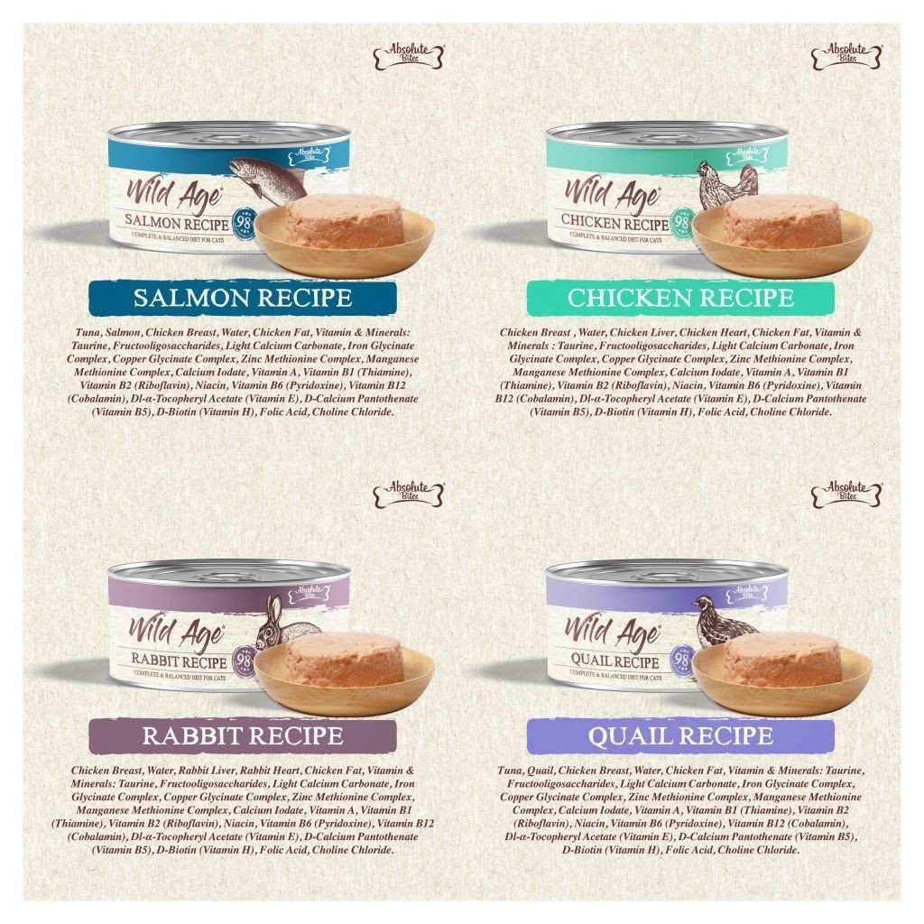 [PROMO] Absolute Bites Wild Age Complete & Balanced Diet Canned Cat ...