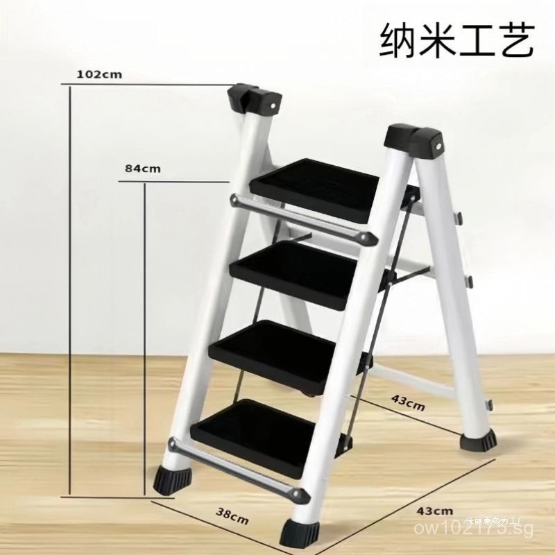 Multifunctional Mobile Ladder Folding Household Flower Stand Portable ...