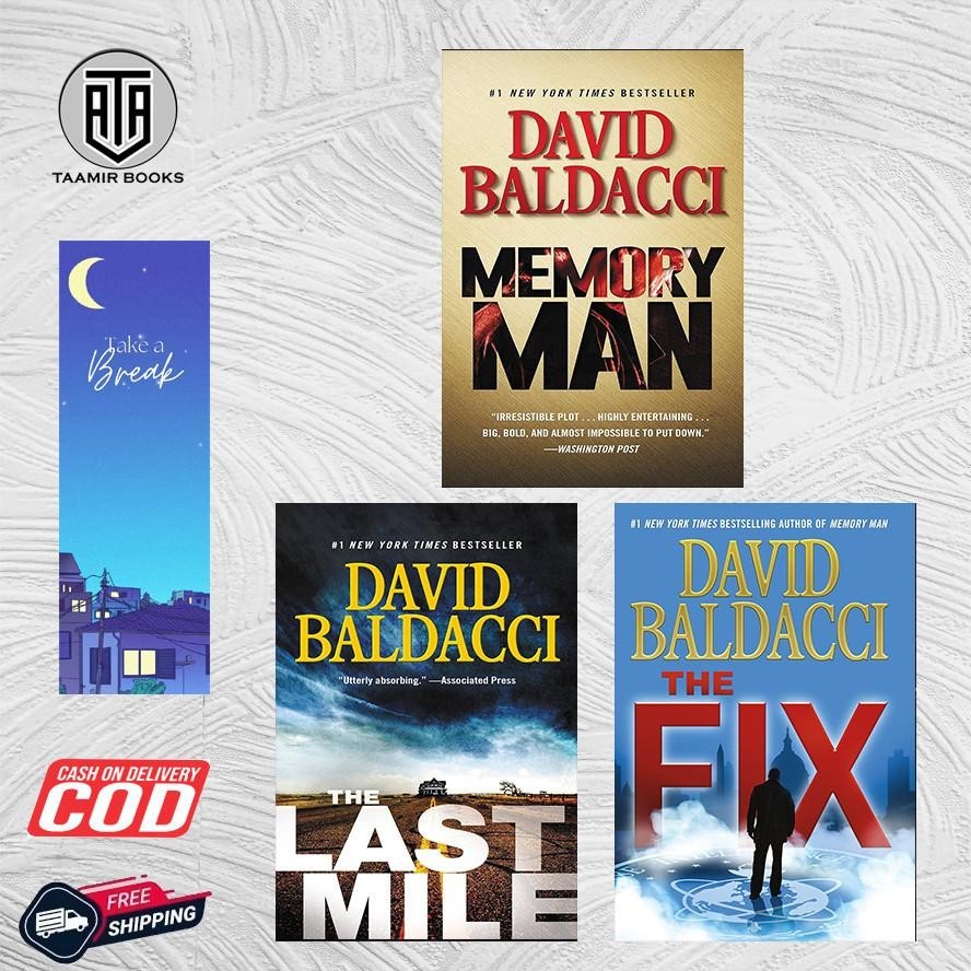 Amos Decker (7 book series) Memory Man | The Last Mile | The Fix | The ...