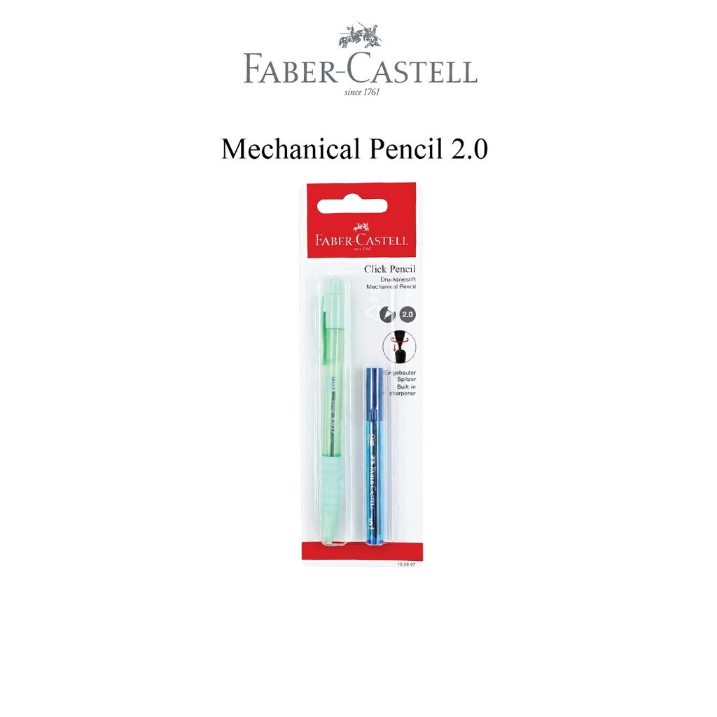 Faber-Castell PULPEN GEL & PENSIL MEKANIK SET 2MM Free 2 PENGHAPUS - Gambar 3