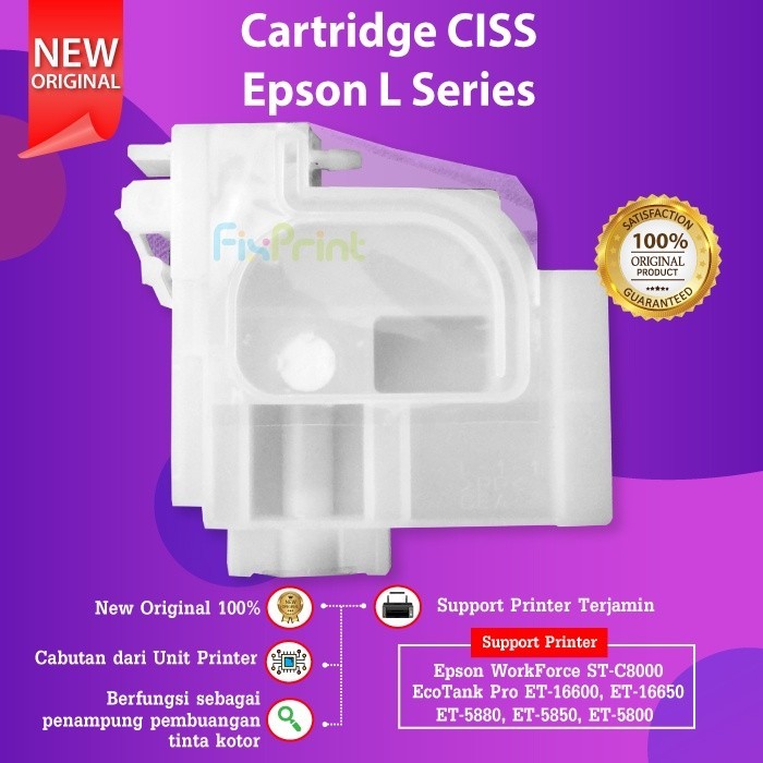 FixPrint Ink Cartridge Adapter L110 L120 L121 L210 L220 L300 L310 Damper CISS L350 L355 L360 L365 L380 L385