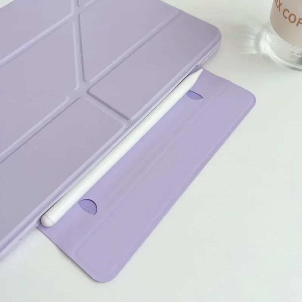 Case Stylish Magnetic Smart iPad GEN 10/11 GEN 7/8/9 MINI 6/7 8.7" PRO 11 20/22 AIR 4/5/6 10.9" Yfold Stand Multifungsi - Gambar 3