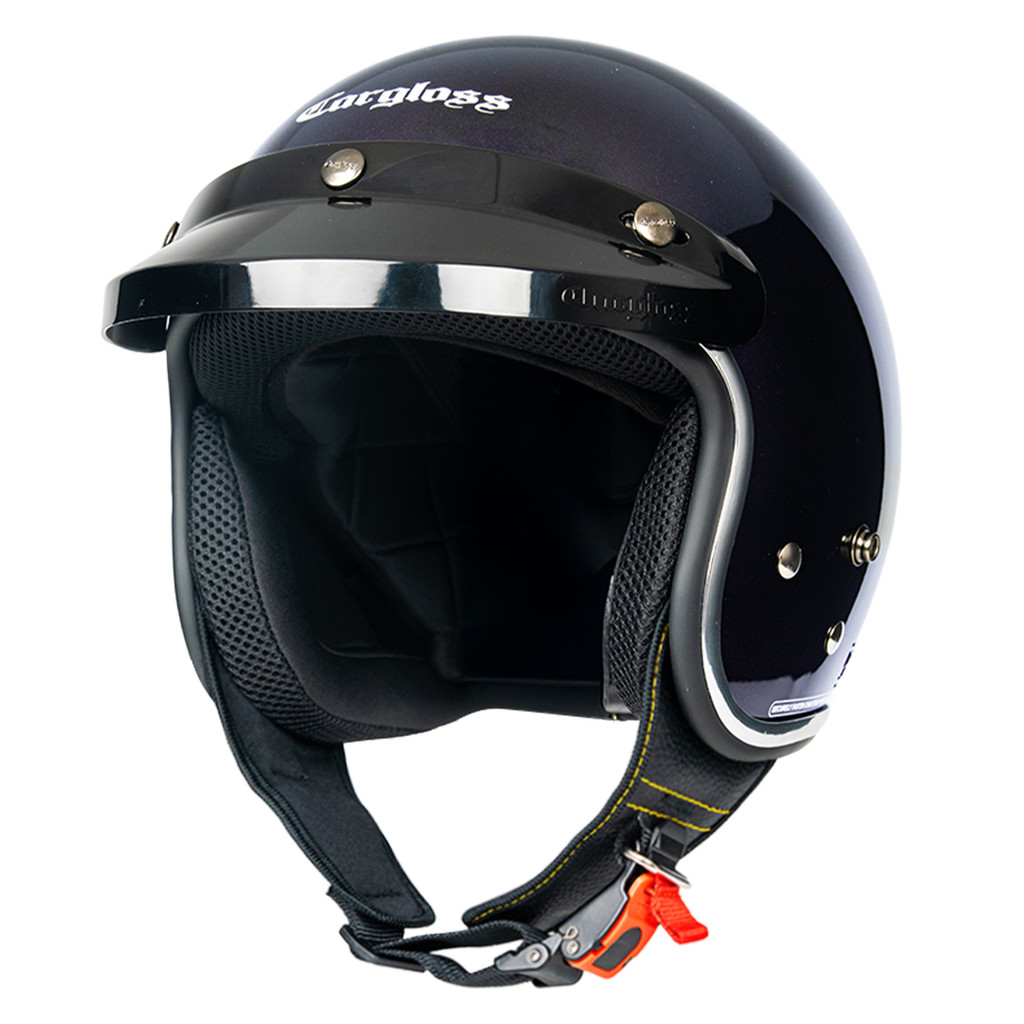 Cargloss CFM 2 Moonlight Retro Helm Half Face - Purple - Gambar 2