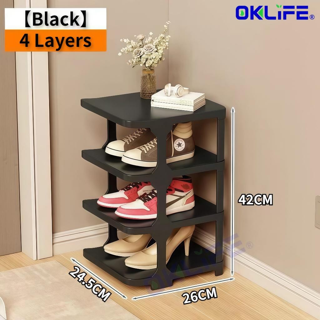 Multi-Layer Plastic Shoe Rack and Space-Saving Shoe Cabinet view 12