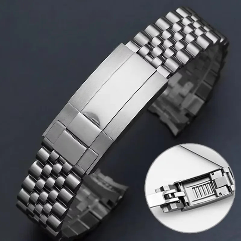 Jubilee 904 Watchband For Rolex Sub GMT Yacht Daytona Men's Strap ...