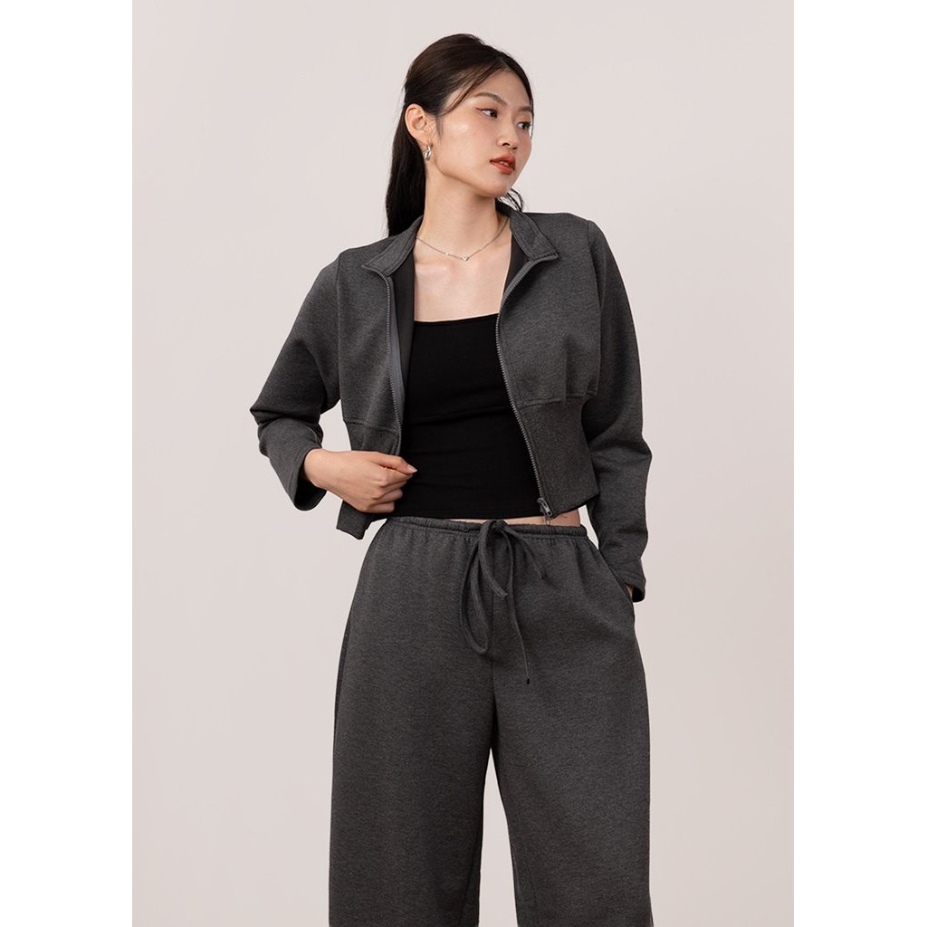 Zip & Flow 2 Way Zipper Jacket in Carbon Grey | Shopee Singapore