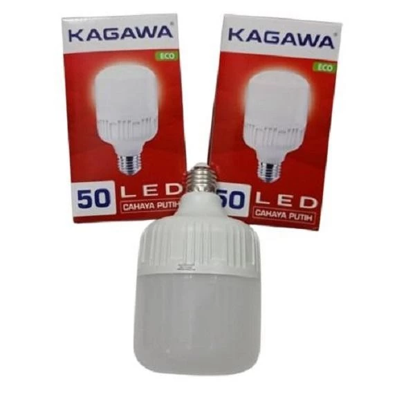 (BUBBLEWRAP) 50 WATT SNI BOHLAM LAMPU LED KAGAWA ECO CAHAYA PUTIH - Gambar 2