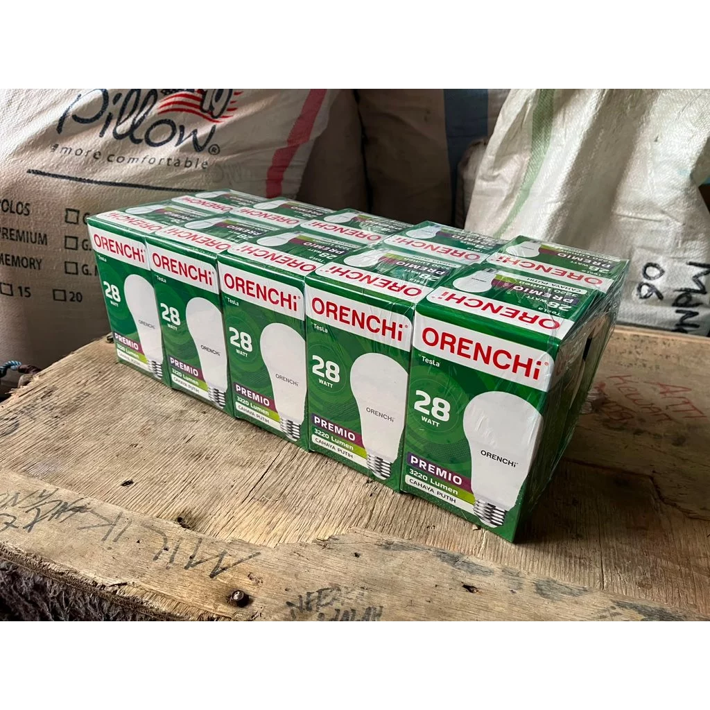 (BUBBLEWRAP) 28 WATT / BOHLAM LAMPU LED ORENCHI PREMIO GARANSI 1 TAHUN - Gambar 4