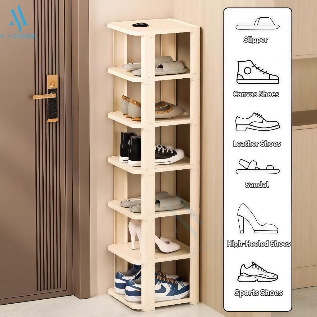 [SG Stock]Plastic Shoe Rack Plastic Shoe Storage Cabinet DIY Shoe ...