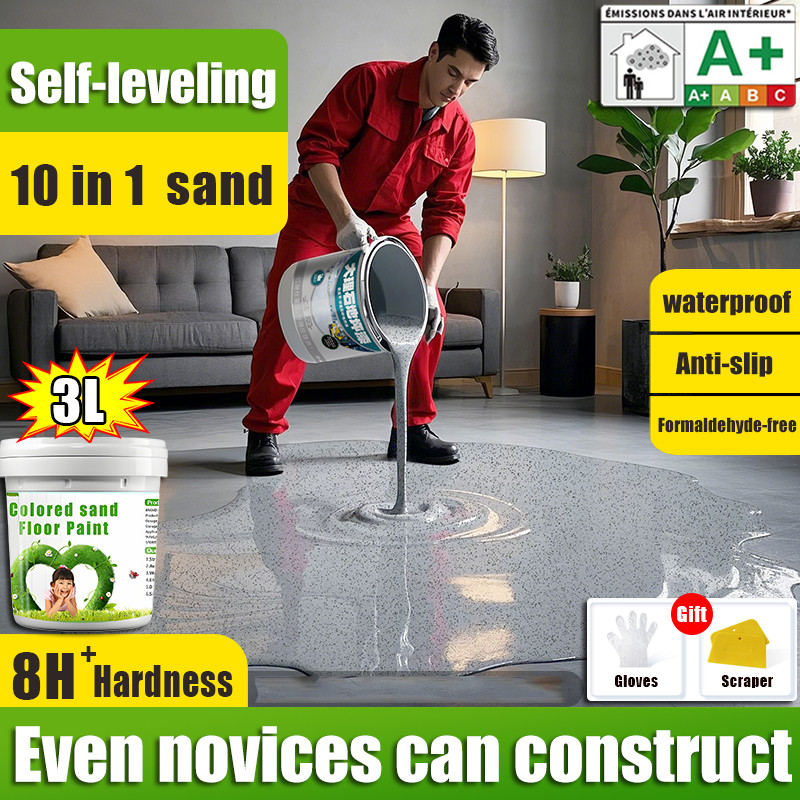 【Easily create a marble effect】epoxy sand floor paint water proof epoxy ...