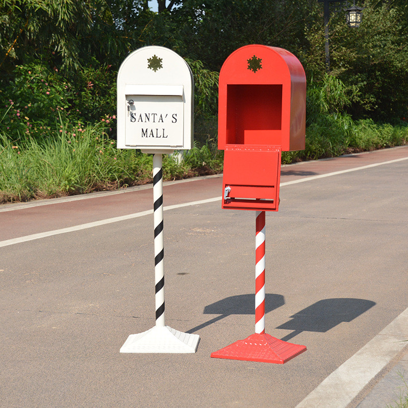 Mailbox European Retro Iron Art Influencer Props Floor Decoration ...