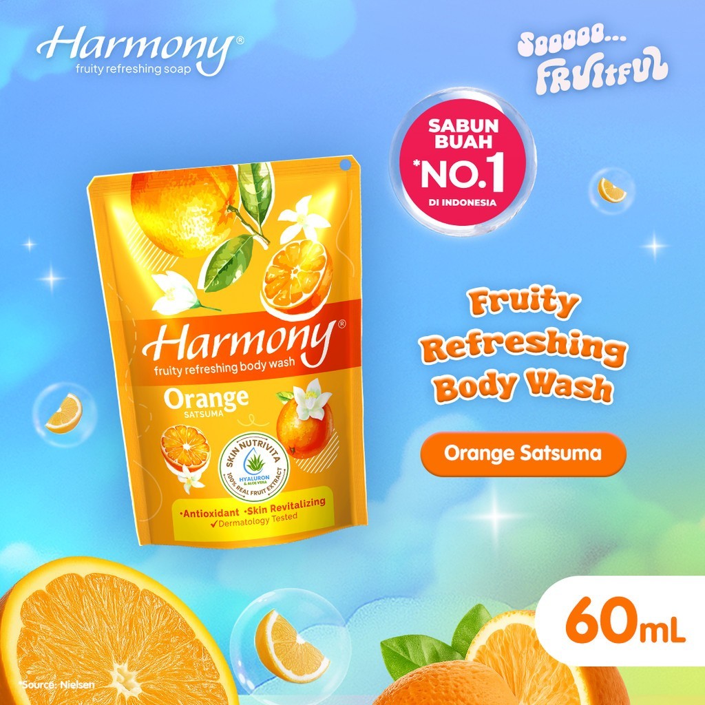 Harmony Sabun Cair Refill 60 ml - Gambar 3