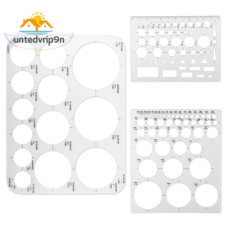Plastic Measuring Rulers Circle Stencil Circle Stencils | Shopee Singapore
