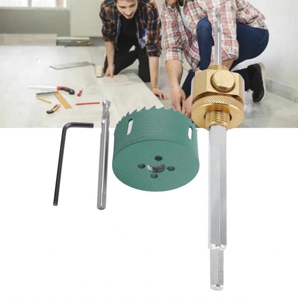 Hole Drill Bit Kit Button Adjustment Ceiling Opener for Gypsum Board ...