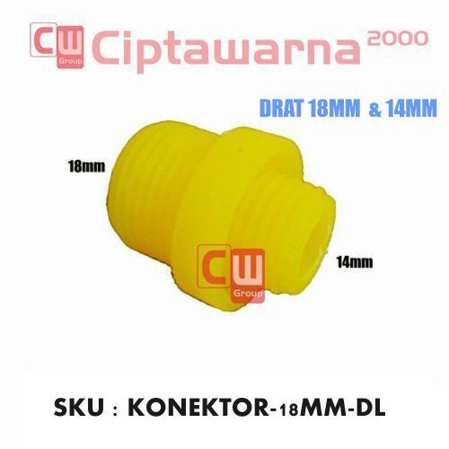 18mm Connector Socket (Outer Thread) to 14mm (Outer Thread) - CW2K ...