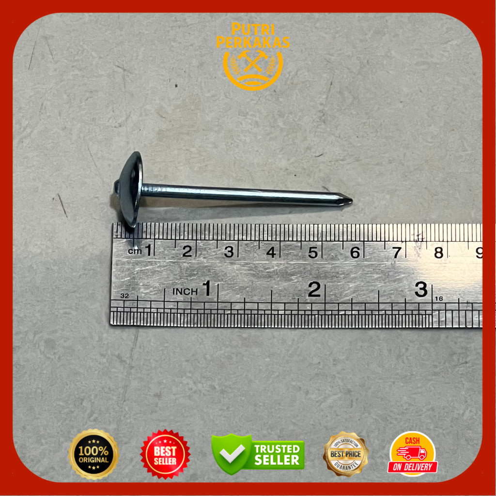 PAKU SENG 2 IN 1 KG / PAKU PAYUNG GALVALUM UKURAN 5CM - Gambar 2