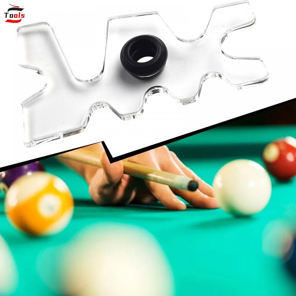 Adjustable Cue Rest Bridge Transparent Holder for Most Pool Cues Clear ...