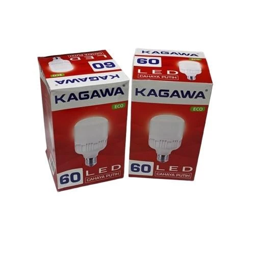 (BUBBLEWRAP) 60 WATT SNI BOHLAM LAMPU LED KAGAWA ECO CAHAYA PUTIH - Gambar 3