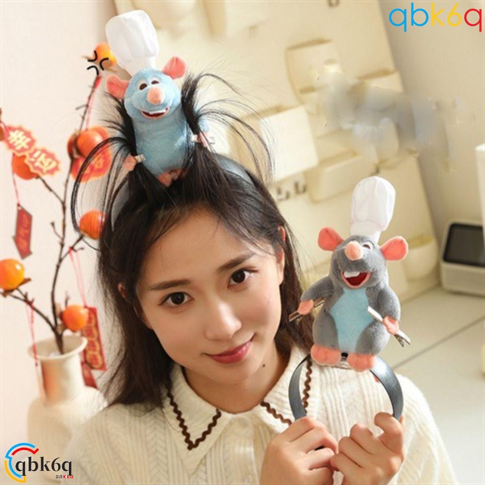QBK6Q Ratatouille Chef Remy Plush Toy, Cooking Mice Mouse Brother Doll