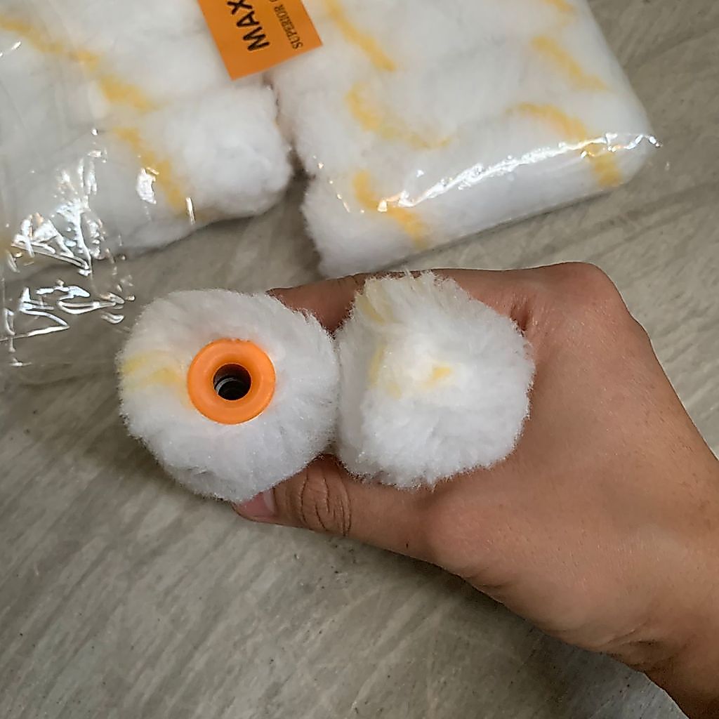 Refill Bulu Kuas Roll 4 Inch / Isi Bulu Roll Kapal 4 Inch - Gambar 3