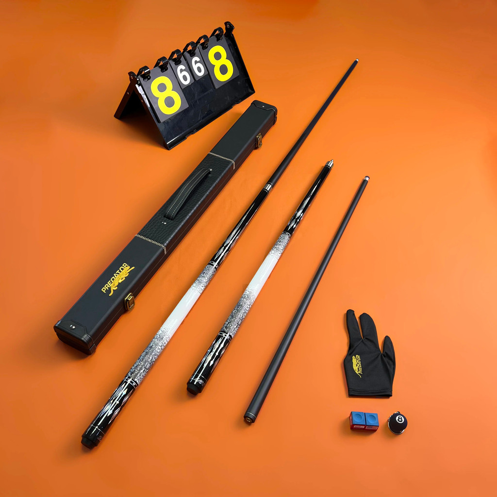 Upgrade Carbon Fiber Pool Cue Stick Leather Wrap Professional Carbon ...